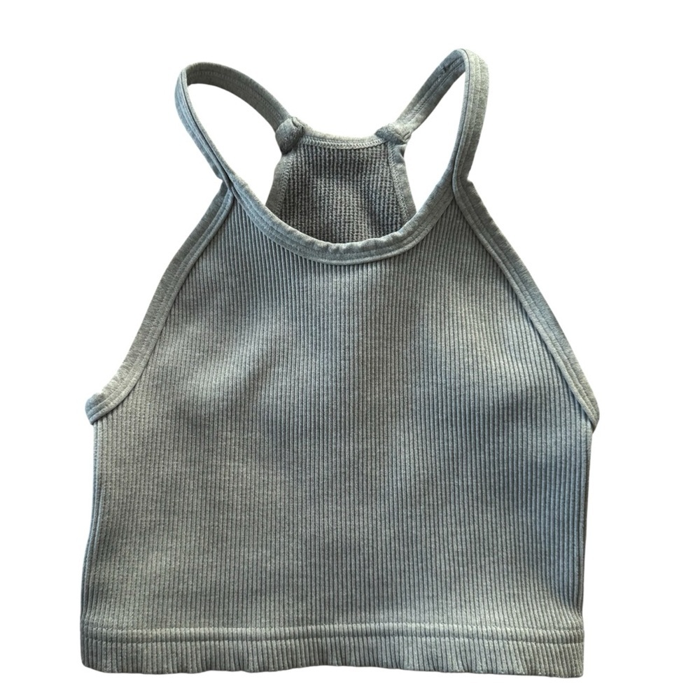FP Movement Happiness Runs Crop Tank Nickel Grey XS - Picture 3 of 4